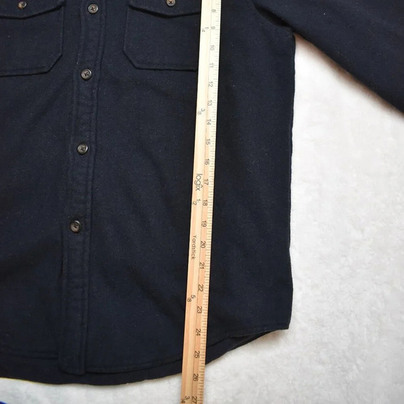 Brandy Melville Shacket Jacket Button Down Fleece Lined Wool Blend Heavyweight - Picture 12 of 16
